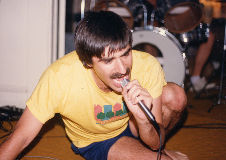 Jerry singing.